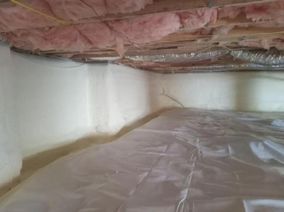 Crawl space encapsulation with closed-cell spray foam for Spray Foam Roofing in Kaneohe